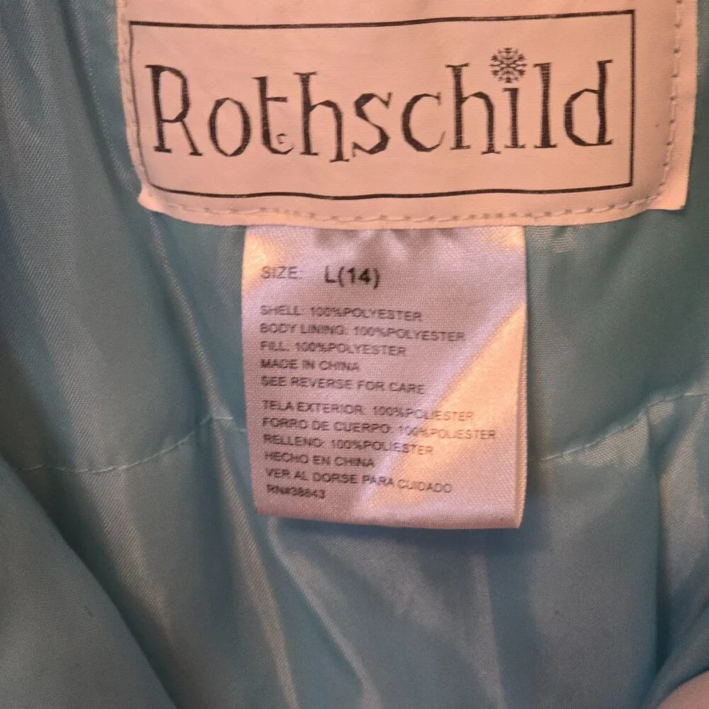 Youth ROTHSCHILD Winter Coat Jacket sz L (14)